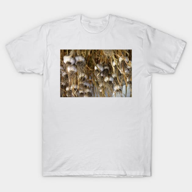 Hanging Garlic (horiz) T-Shirt by photoclique